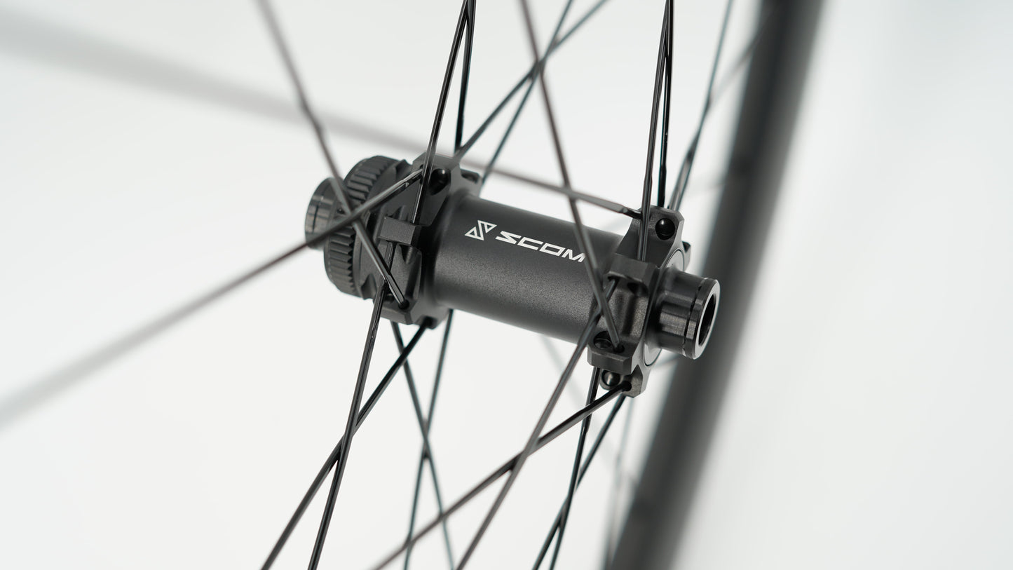 Paire de Roues SCOM CORSA 60 Tubeless Ready (Center Lock)
