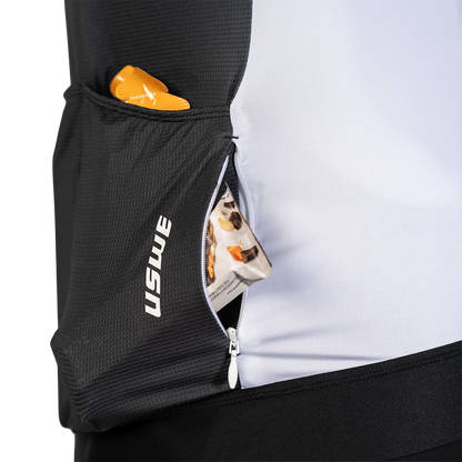 Maillot Manches Courtes USWE GRUS GRAVEL Blanc