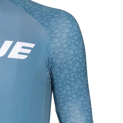 Maillot Manches Courtes USWE GRUS GRAVEL Bleu
