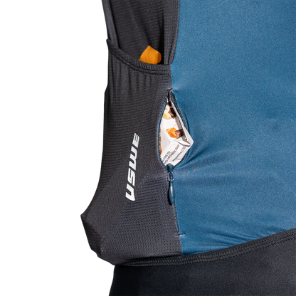Maillot Manches Courtes USWE SKARP GRAVEL Bleu