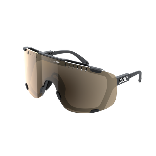 Lunettes POC DEVOUR + Noir Verre Clarity Trail Partly Sunny Silver