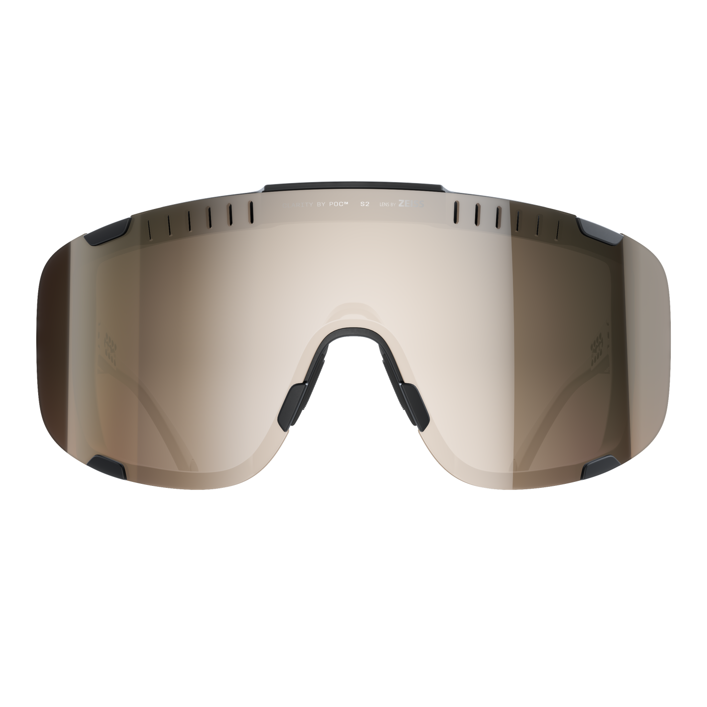 Lunettes POC DEVOUR + Noir Verre Clarity Trail Partly Sunny Silver