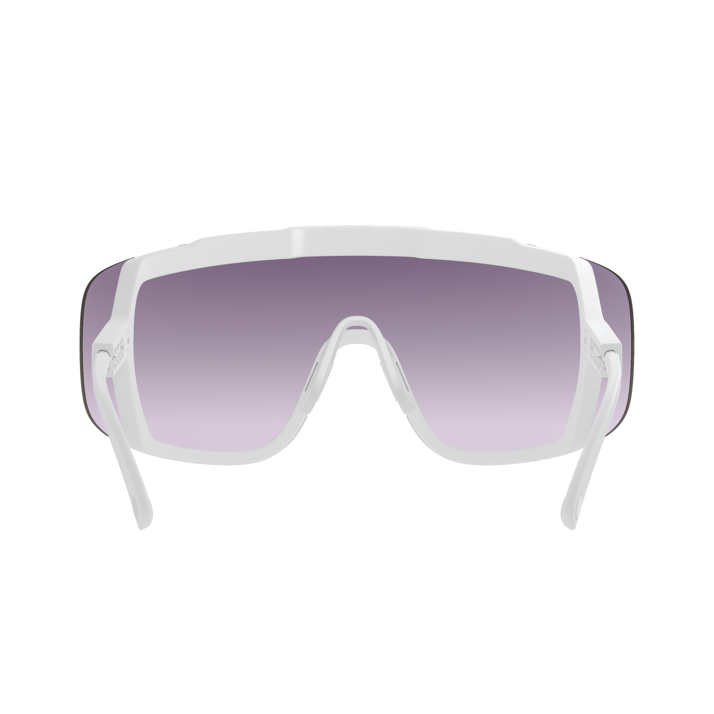 Lunettes POC DEVOUR + Blanc Verre Clarity Road Sunny Silver