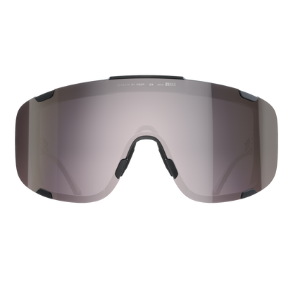Lunettes POC DEVOUR + Noir Verre Clarity Road Sunny Silver