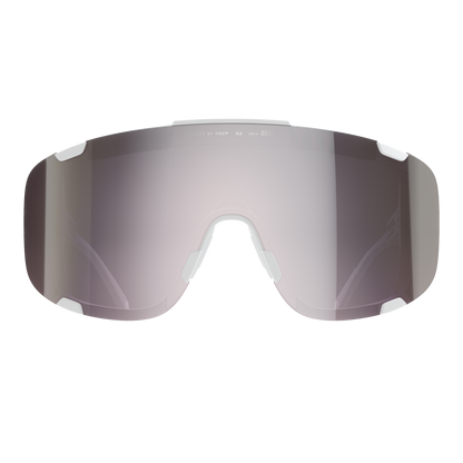 Lunettes POC DEVOUR WF+ Blanc Verre Clarity Road Sunny Silver