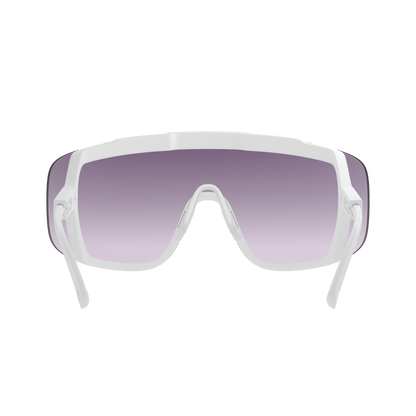 Lunettes POC DEVOUR WF+ Blanc Verre Clarity Road Sunny Silver