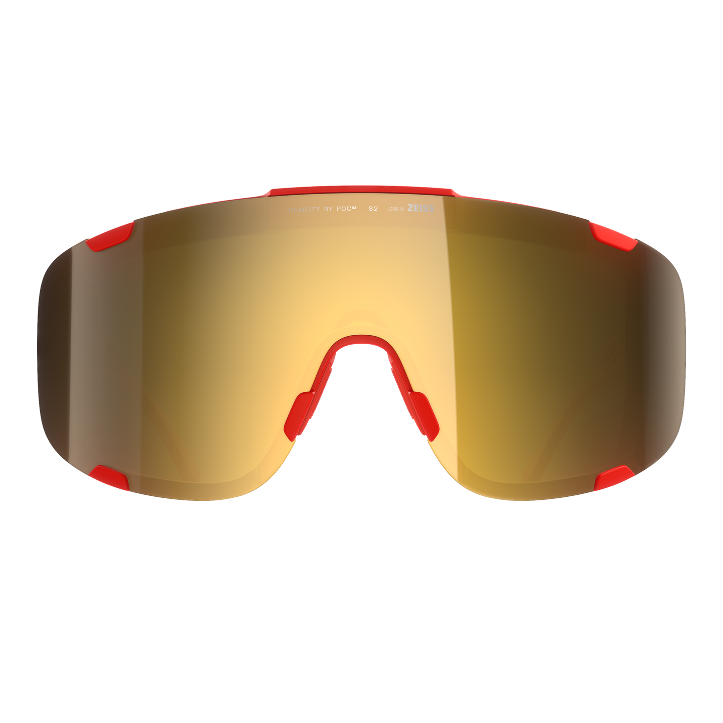 Lunettes POC DEVOUR WF + Rouge Verre Clarity Road Partly Sunny Gold