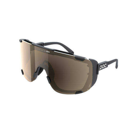 Lunettes POC DEVOUR ULTRA + Noir Verre Clarity Trail Partly Sunny Silver