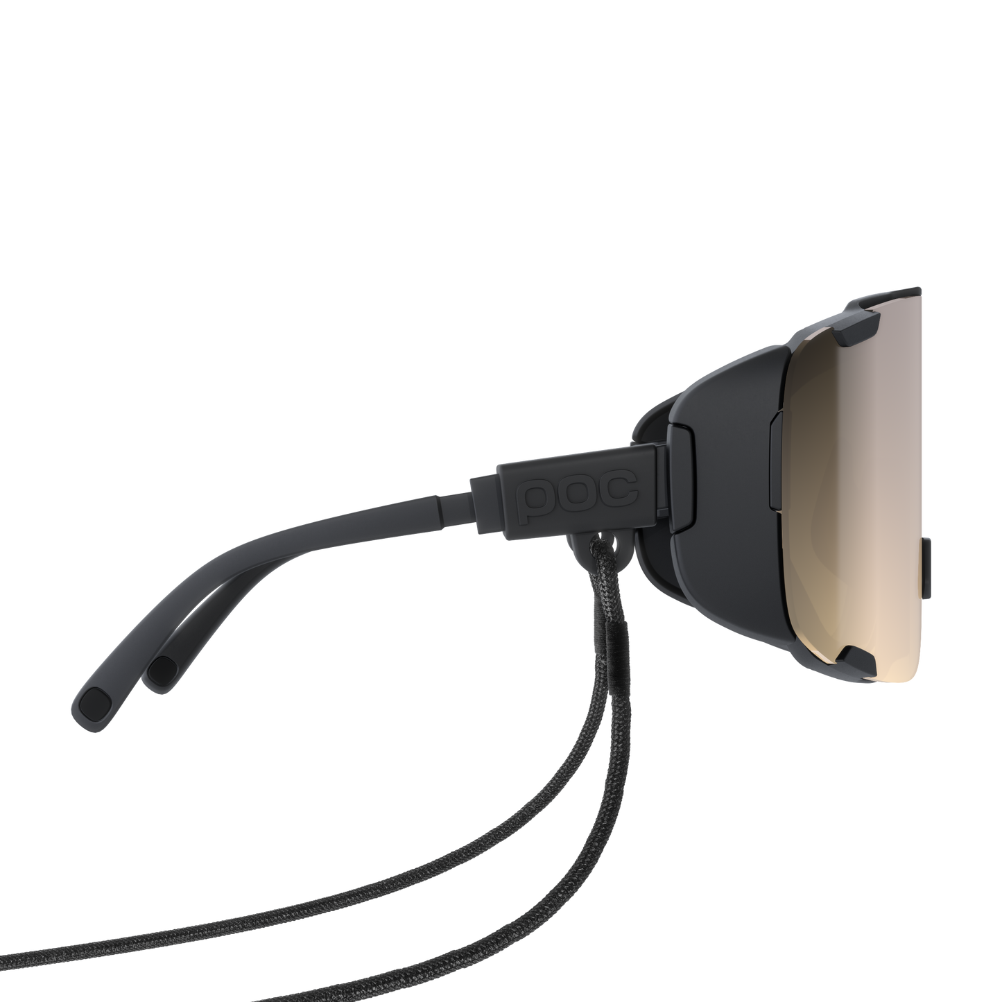 Lunettes POC DEVOUR ULTRA + Noir Verre Clarity Trail Partly Sunny Silver