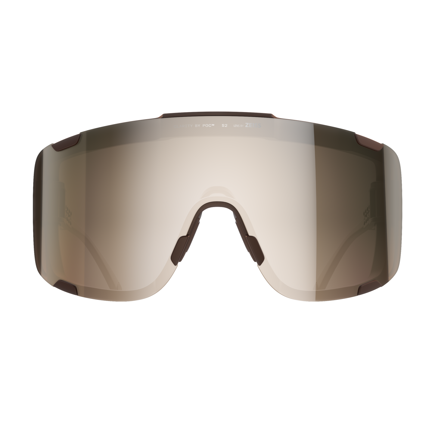 Lunettes POC DEVOUR ULTRA + Bronze Verre Clarity Trail Partly Sunny Silver