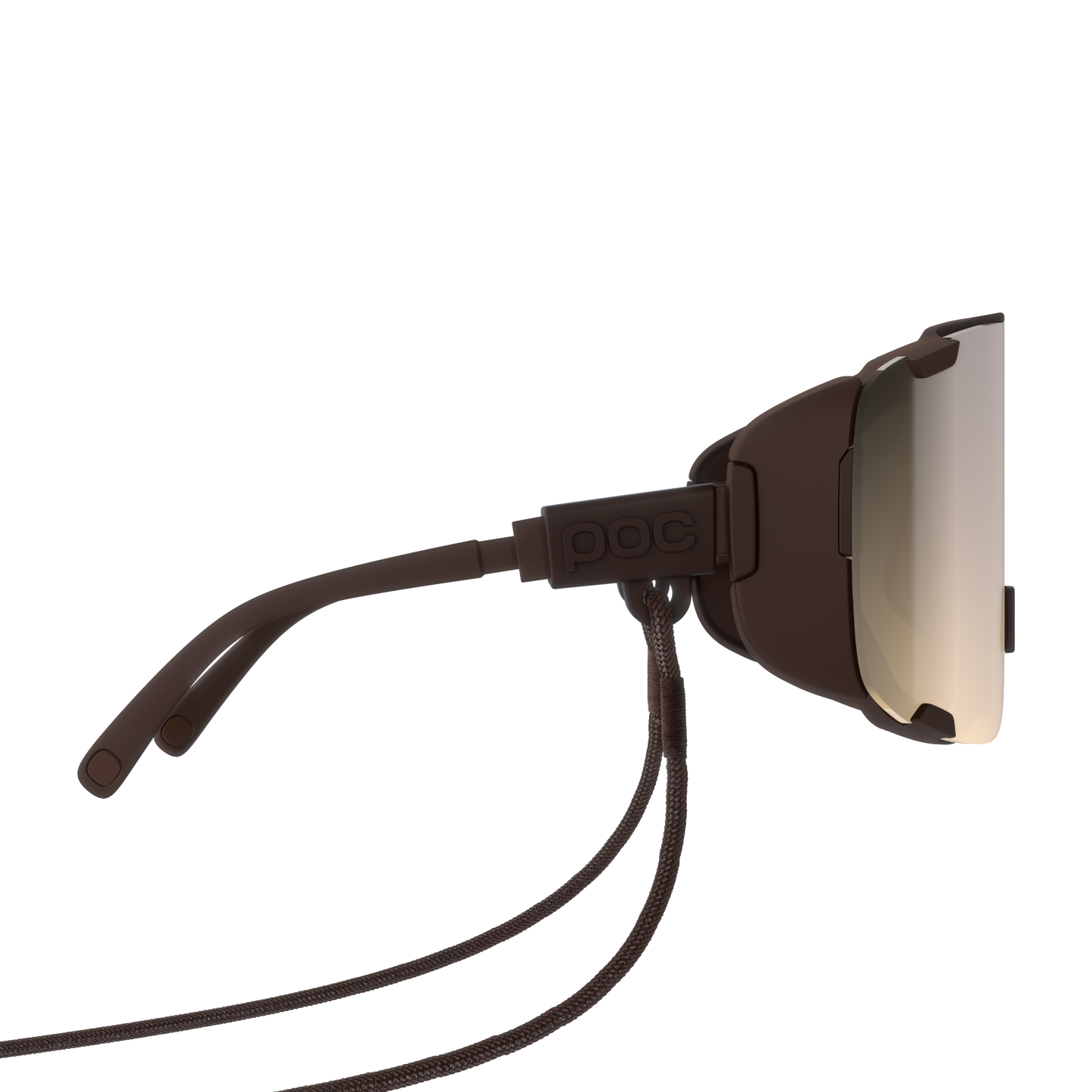 Lunettes POC DEVOUR ULTRA + Bronze Verre Clarity Trail Partly Sunny Silver