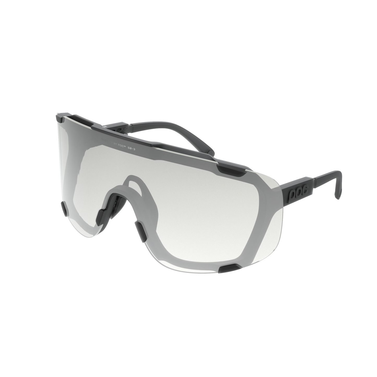 Lunettes POC DEVOUR Noir Translucide Verre Clarity Photochromic Grey