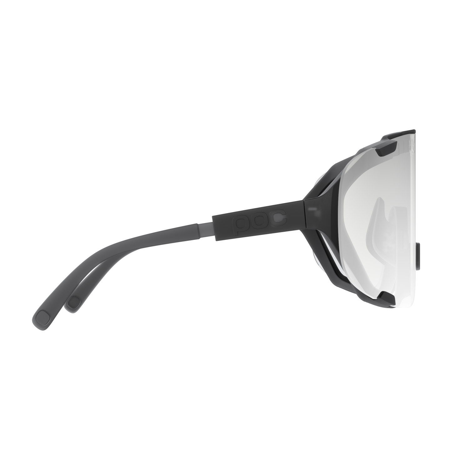 Lunettes POC DEVOUR WF Noir Translucide Verre Clarity Photochromique Grey