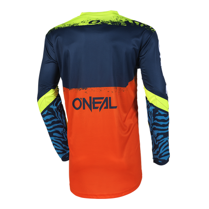 Maillot O'NEAL ELEMENT SHOCKER Junior Manches Longues Bleu/Orange