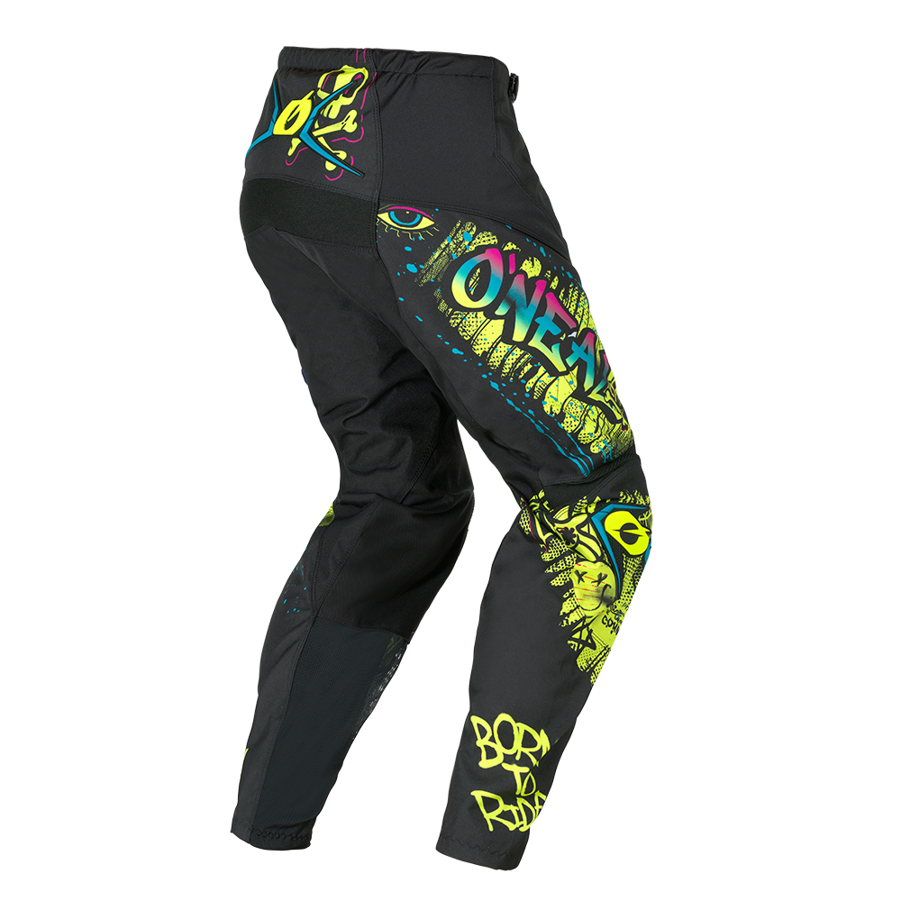 Pantalon O'NEAL ELEMENT RANCID Junior Noir/Jaune