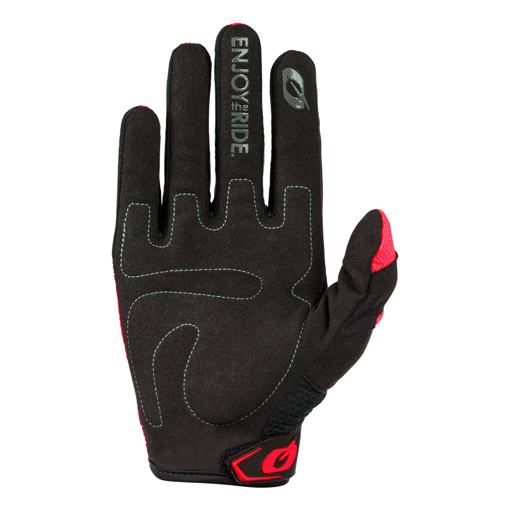 Gants O'NEAL ELEMENT RACEWEAR Junior Noir/Rouge