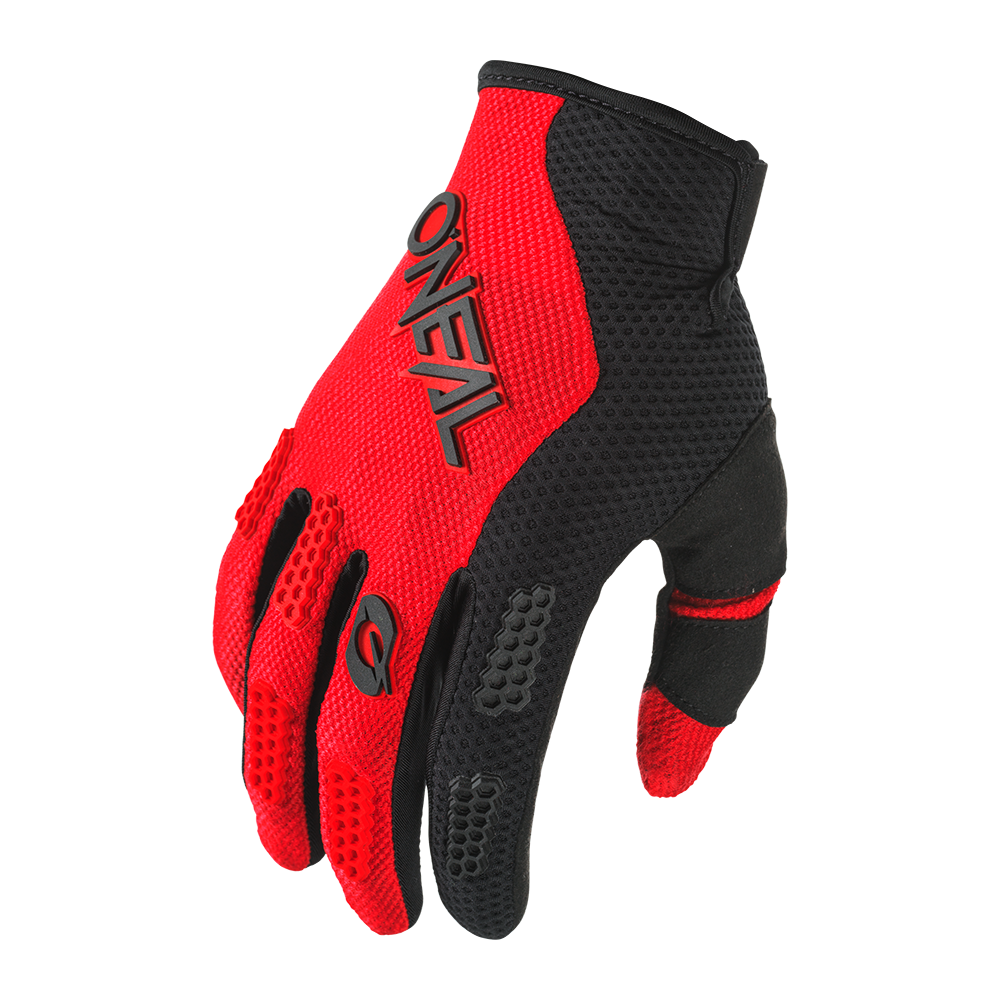 Gants O'NEAL ELEMENT RACEWEAR Noir/Rouge
