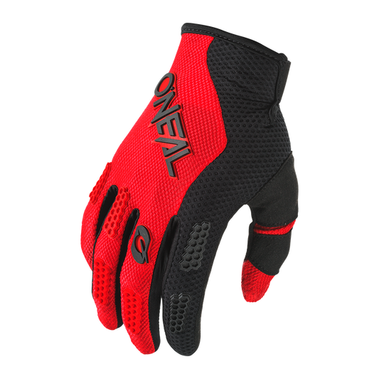 Gants O'NEAL ELEMENT RACEWEAR Noir/Rouge