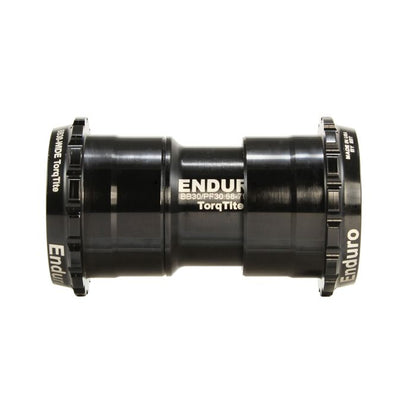 Boitier de pédalier ENDURO BEARINGS TORQTITE PF30 Axe DUB Acier Inoxydable Noir