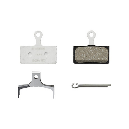 Plaquettes SHIMANO G05A-RX Organiques – XT / SLX / Deore (2 pistons)