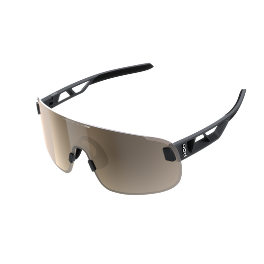 Lunettes POC ELICIT + Noir Verre Clarity Trail Partly Sunny Silver