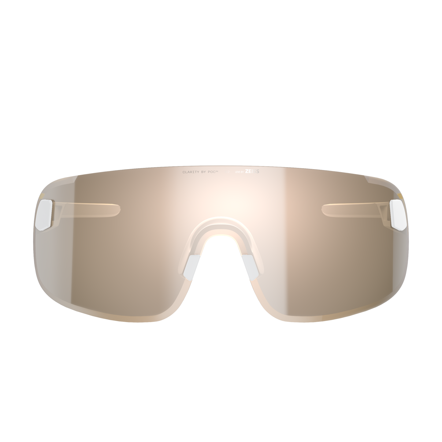 Lunettes POC ELICIT Blanc Verre Clarity Trail Partly Sunny Silver