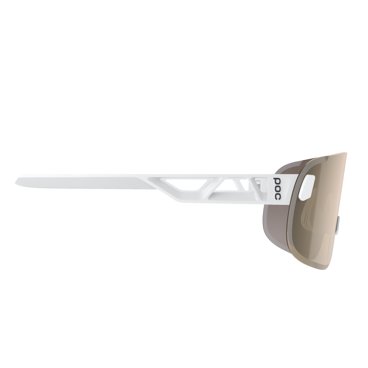 Lunettes POC ELICIT Blanc Verre Clarity Trail Partly Sunny Silver