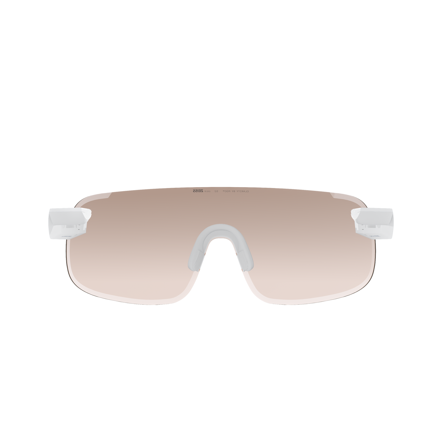 Lunettes POC ELICIT Blanc Verre Clarity Trail Partly Sunny Silver