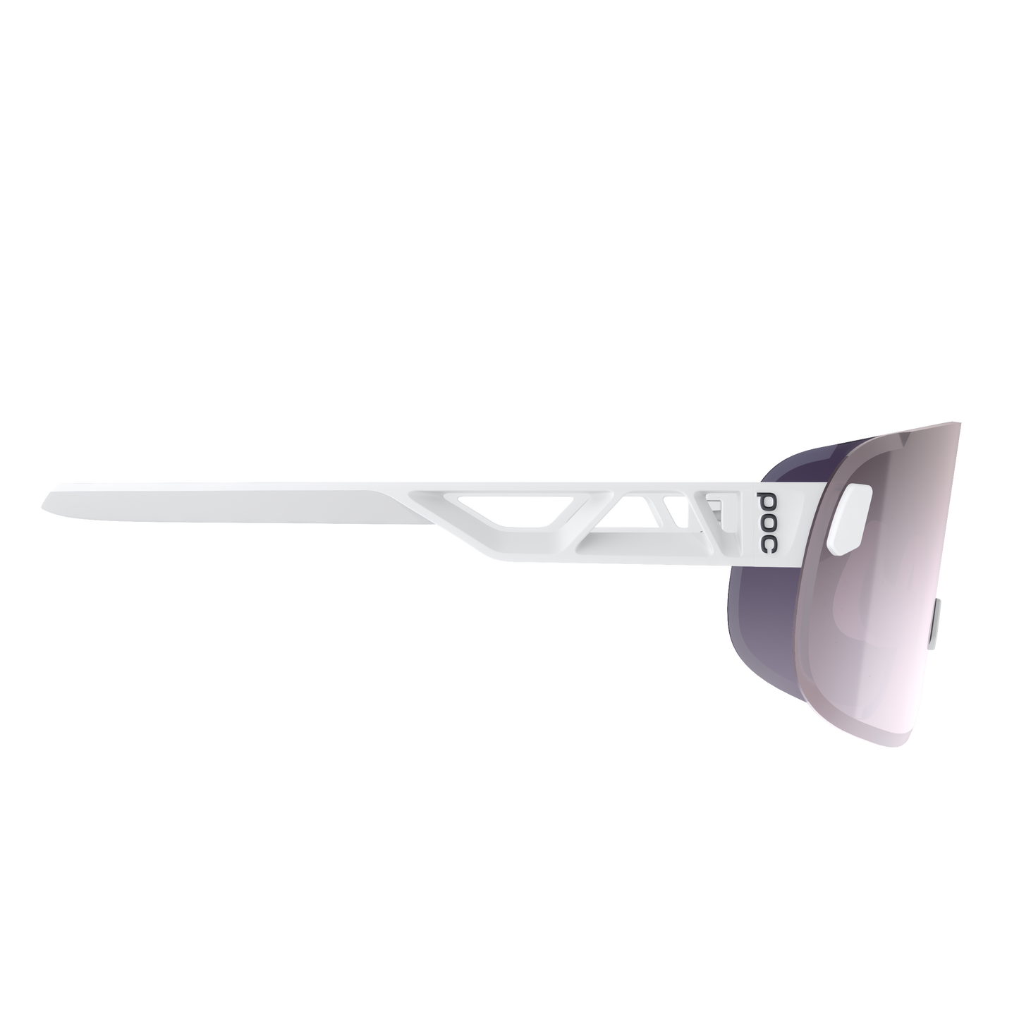 Lunettes POC ELICIT + Blanc Verre Clarity Road Sunny Silver