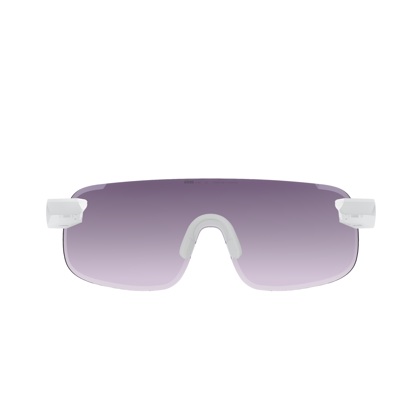 Lunettes POC ELICIT + Blanc Verre Clarity Road Sunny Silver