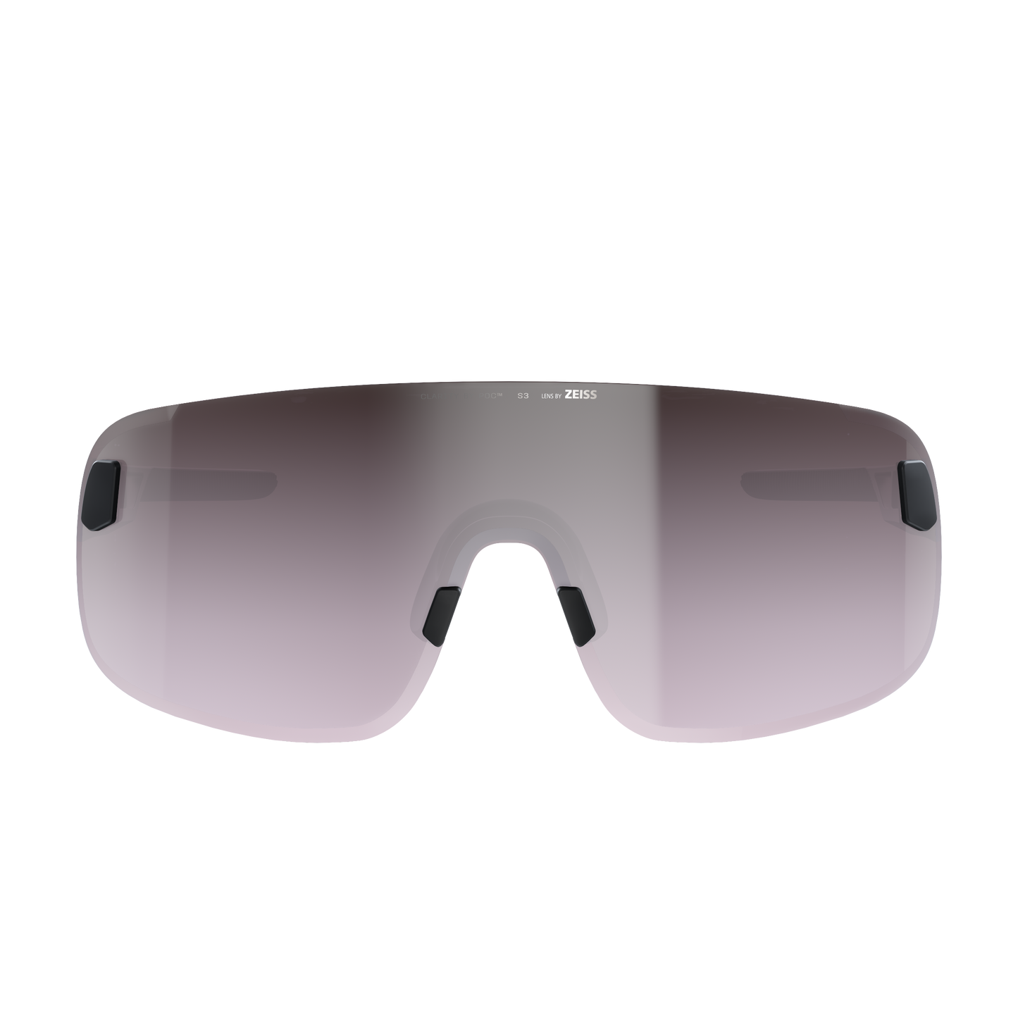 Lunettes POC ELICIT Noir Verre Clarity Road Sunny Silver