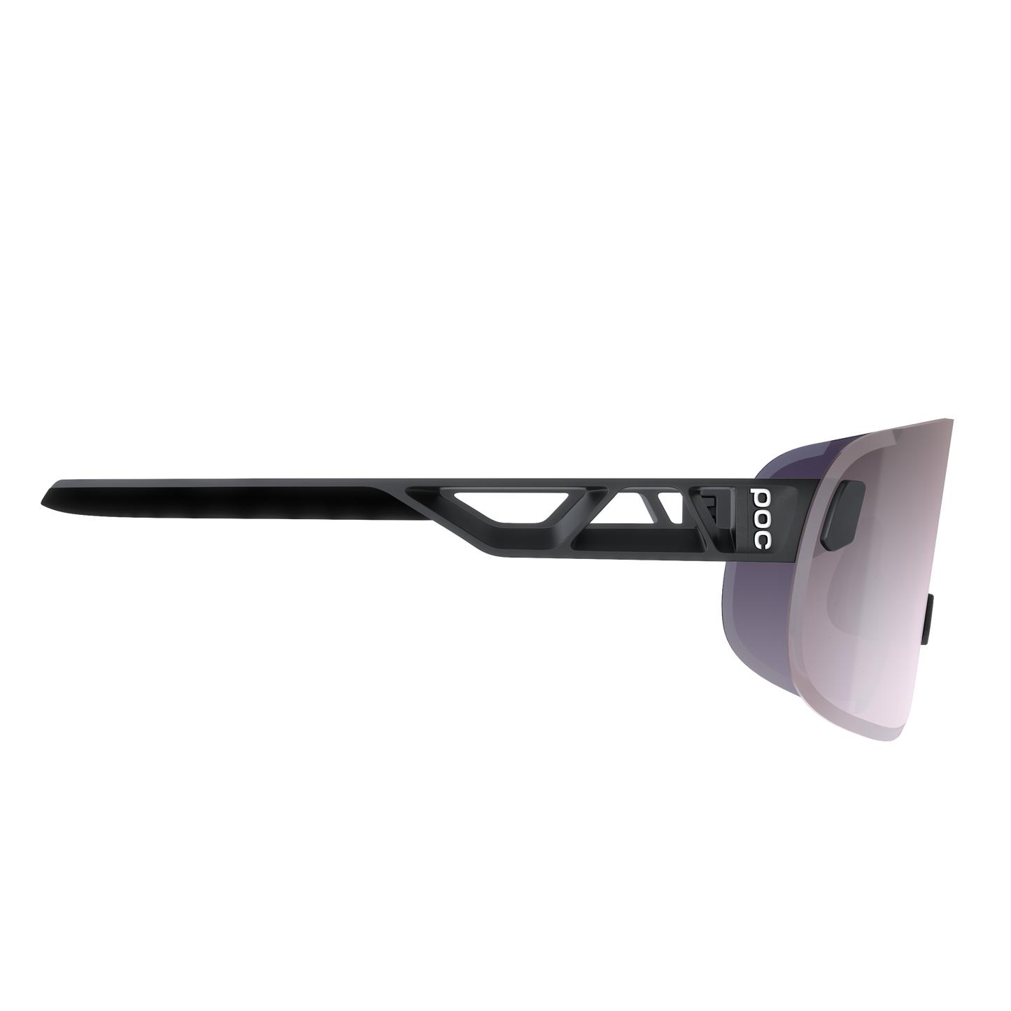 Lunettes POC ELICIT Noir Verre Clarity Road Sunny Silver