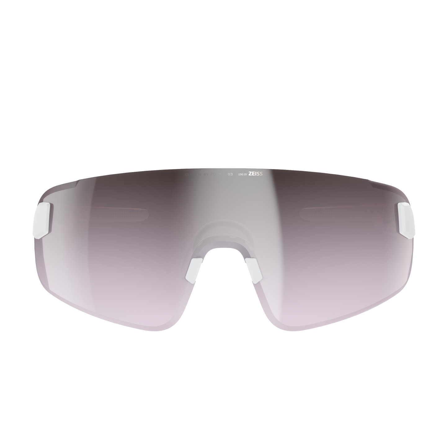Lunettes POC ELICIT TORIC Blanc Verre Clarity Road Sunny Silver