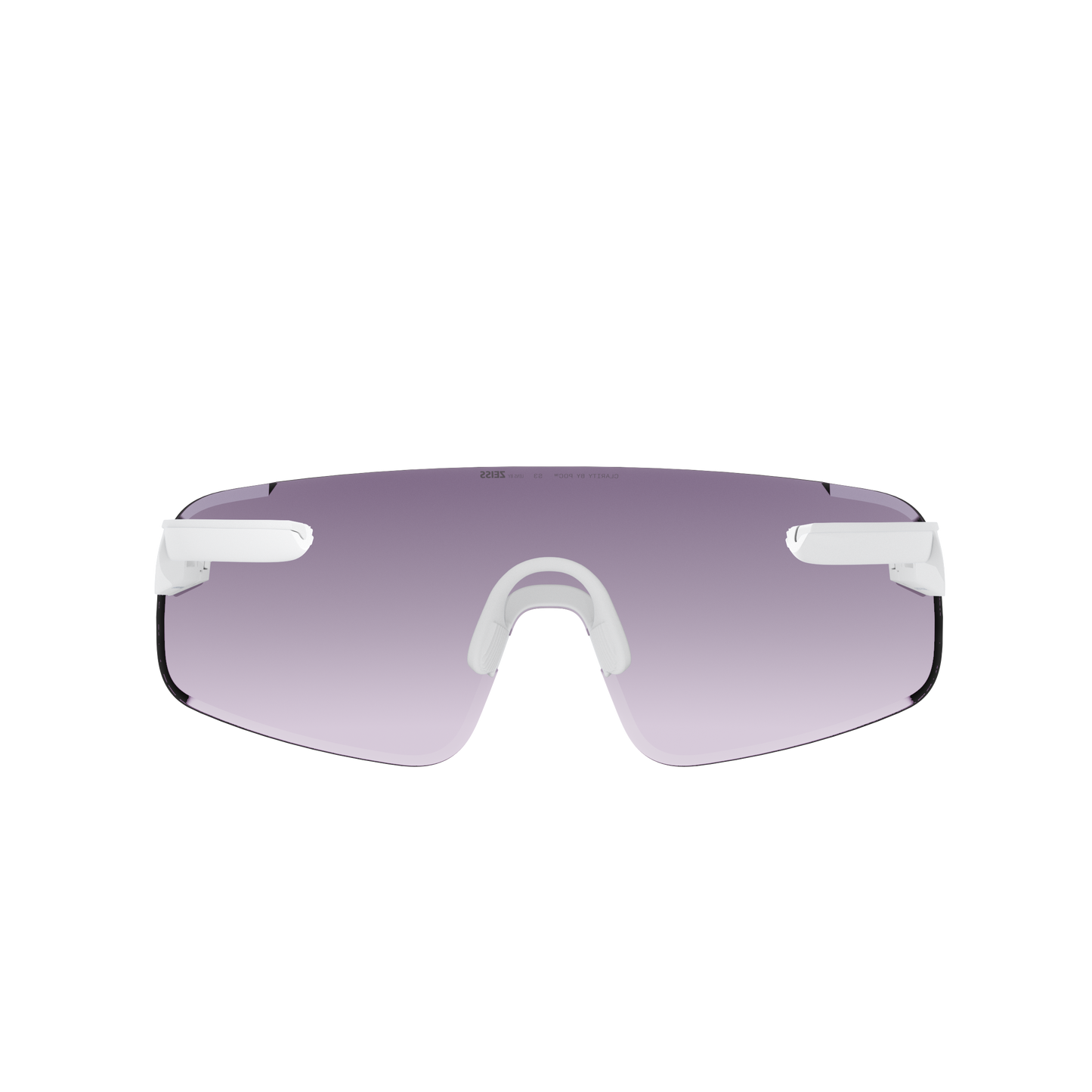 Lunettes POC ELICIT TORIC Blanc Verre Clarity Road Sunny Silver