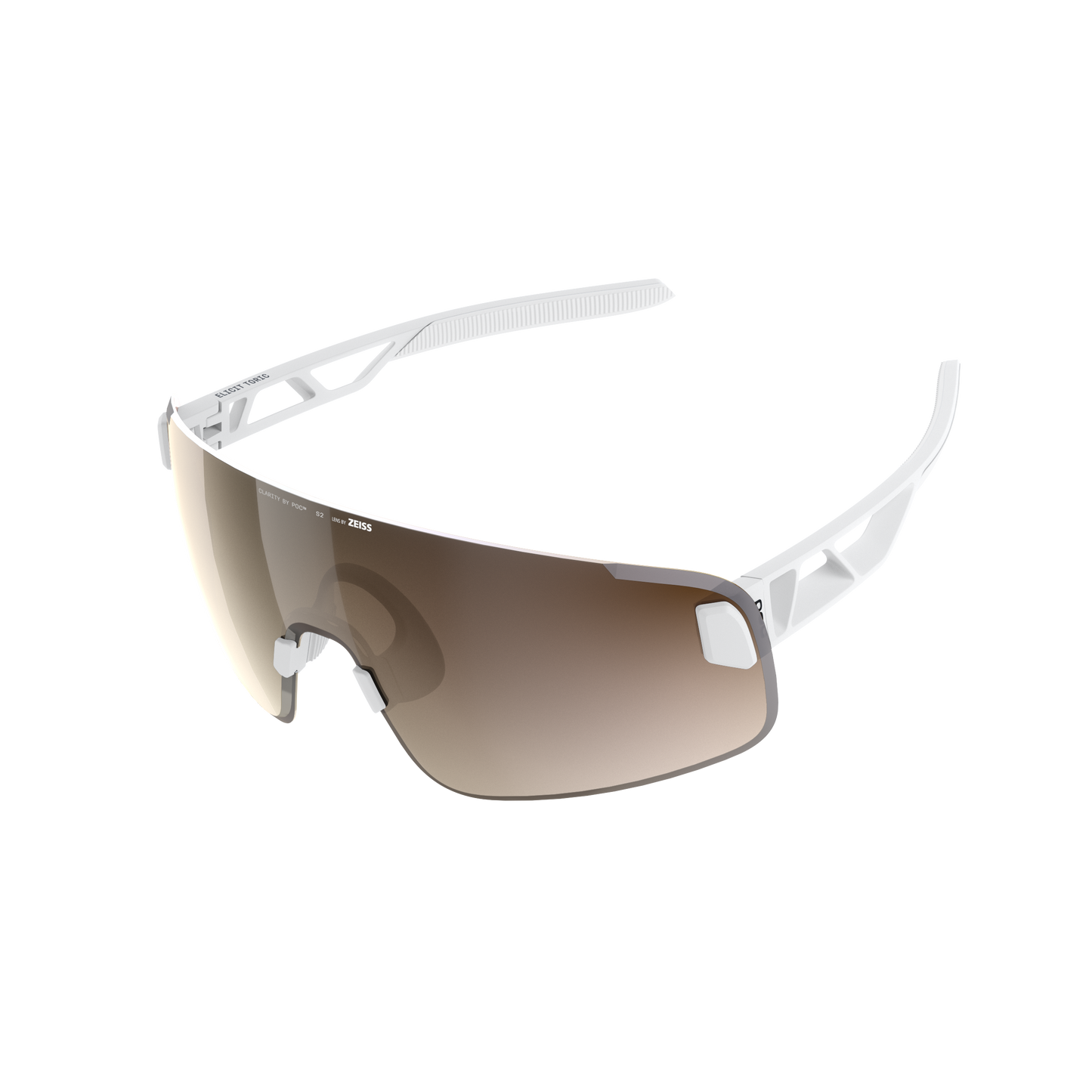 Lunettes POC ELICIT TORIC + Blanc Verre Clarity Trail Partly Sunny Silver
