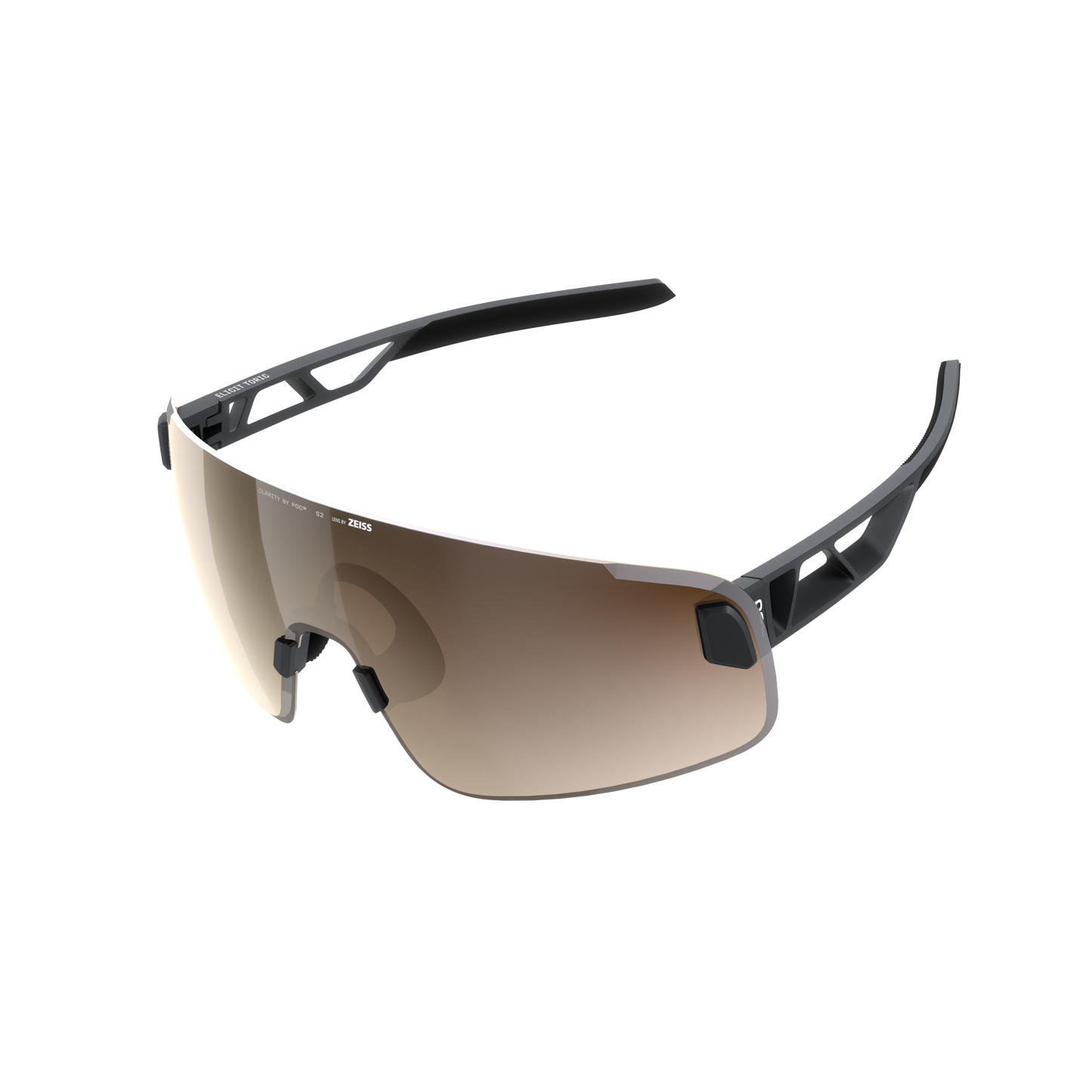 Lunettes POC ELICIT TORIC Noir Verre Clarity Trail Partly Sunny Silver