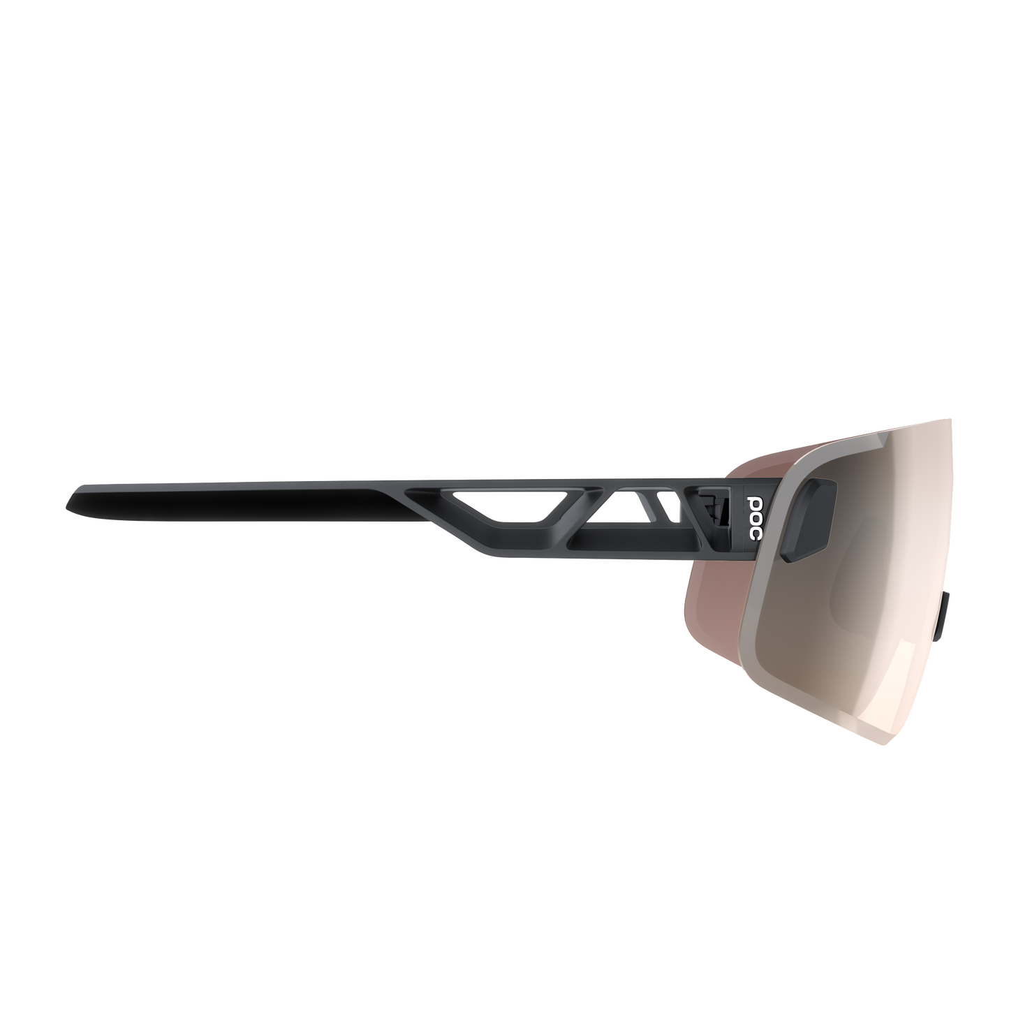 Lunettes POC ELICIT TORIC Noir Verre Clarity Trail Partly Sunny Silver