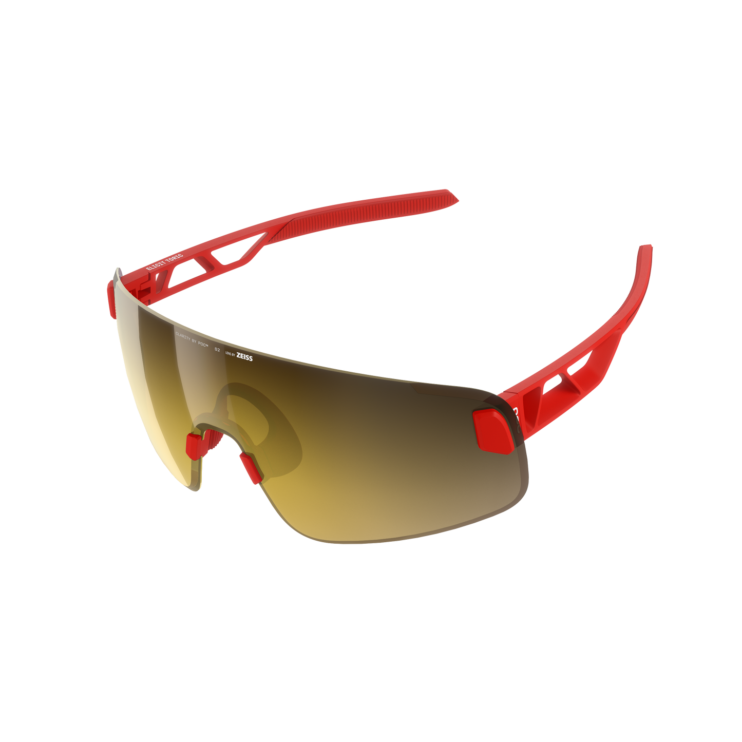 Lunettes POC ELICIT TORIC Rouge Verre Clarity Road Partly Sunny Gold