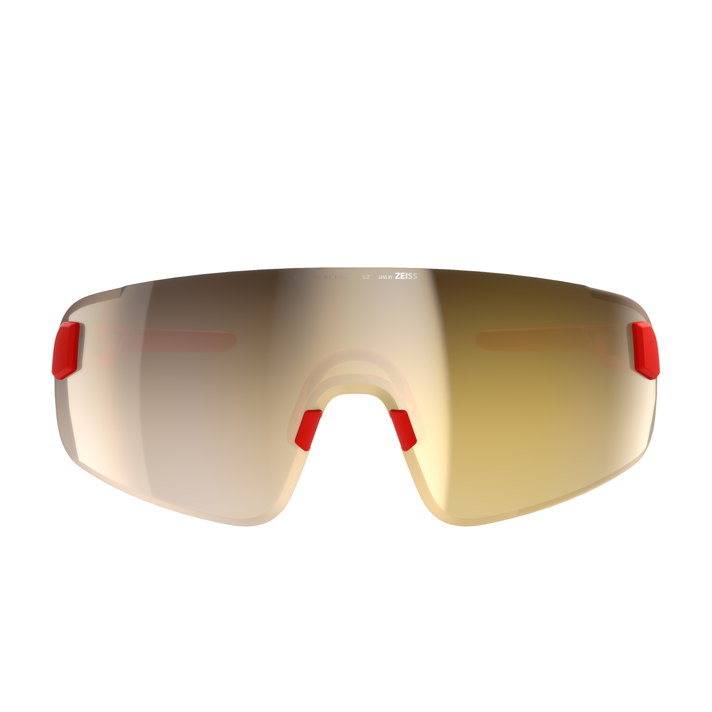 Lunettes POC ELICIT TORIC Rouge Verre Clarity Road Partly Sunny Gold