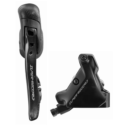 Levier Gauche et Étrier Avant 140mm CAMPAGNOLO SUPER RECORD WRL Flat Mount Sans Disque