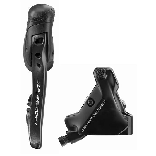 Levier Droit et Étrier Arrière 140mm CAMPAGNOLO SUPER RECORD WRL Flat Mount Sans Disque