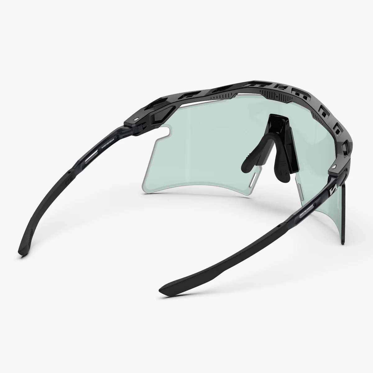 Lunettes SCICON AEROSHADE 2.0 TITANIUM Noir Matt Verre Photochromique Blue Green