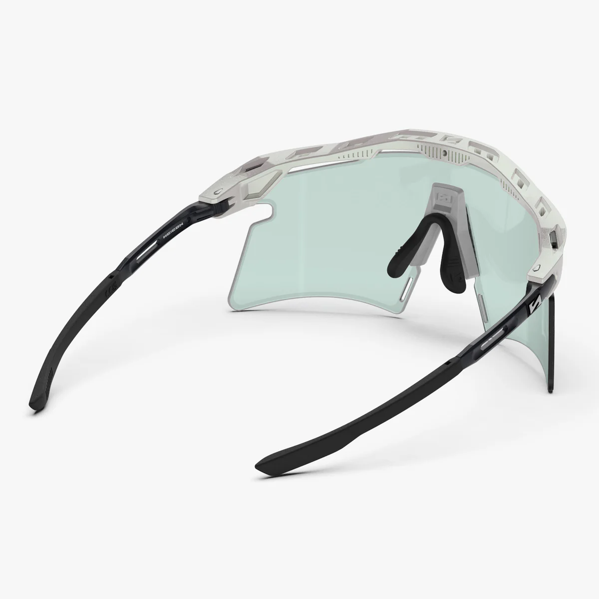 Lunettes SCICON AEROSHADE 2.0 TITANIUM Blanc Metal Verre Photochromique Blue Green