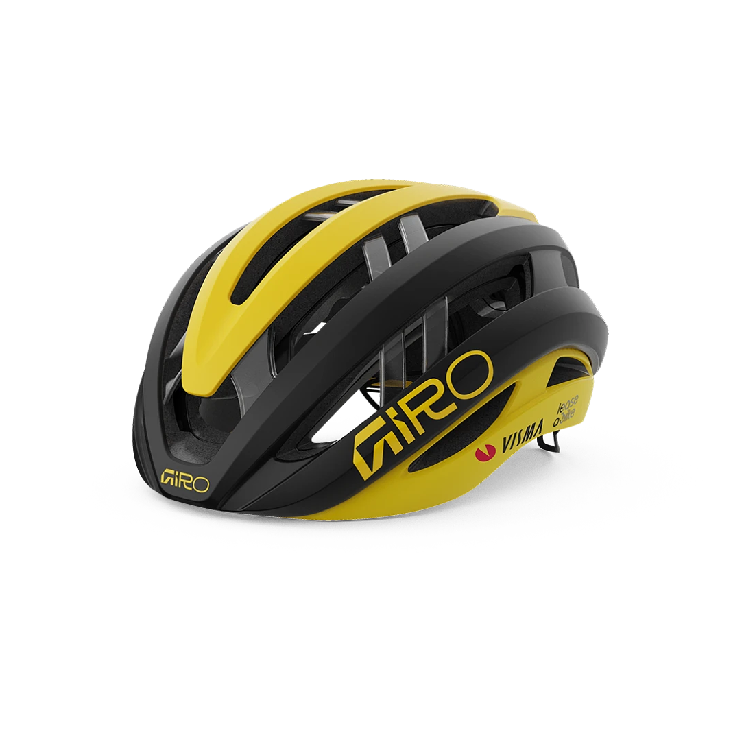Casque Route GIRO ARIES MIPS SPHERICAL VISMA LEASE A BIKE Noir/Jaune