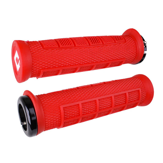Grips ODI ELITE PRO V2.1 Lock-on 130 mm Rouge