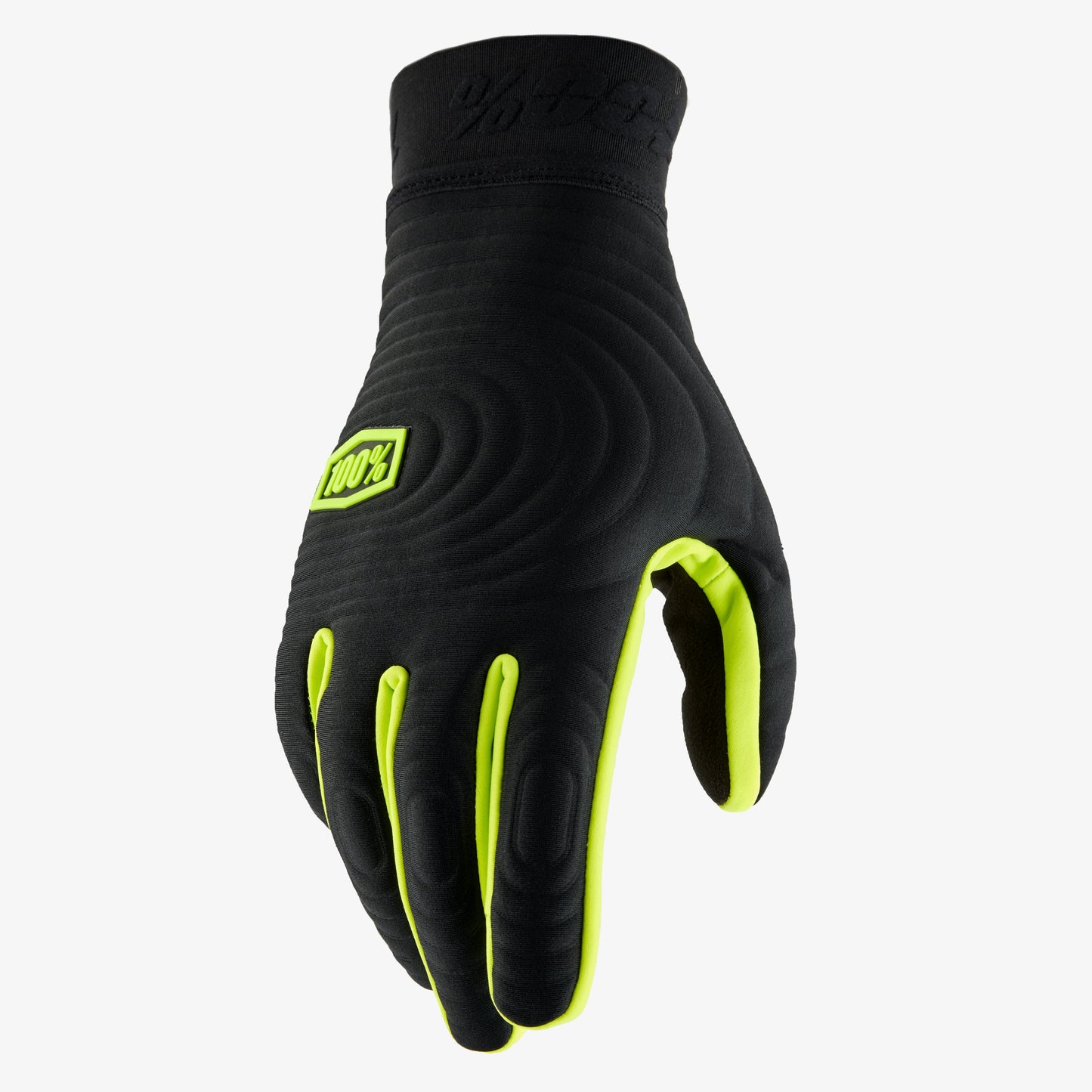 Gants 100% BRISKER XTREME Noir/Jaune