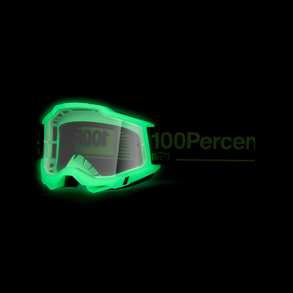 Masque 100% ACCURI 2 GLOW Blanc Écran Clear