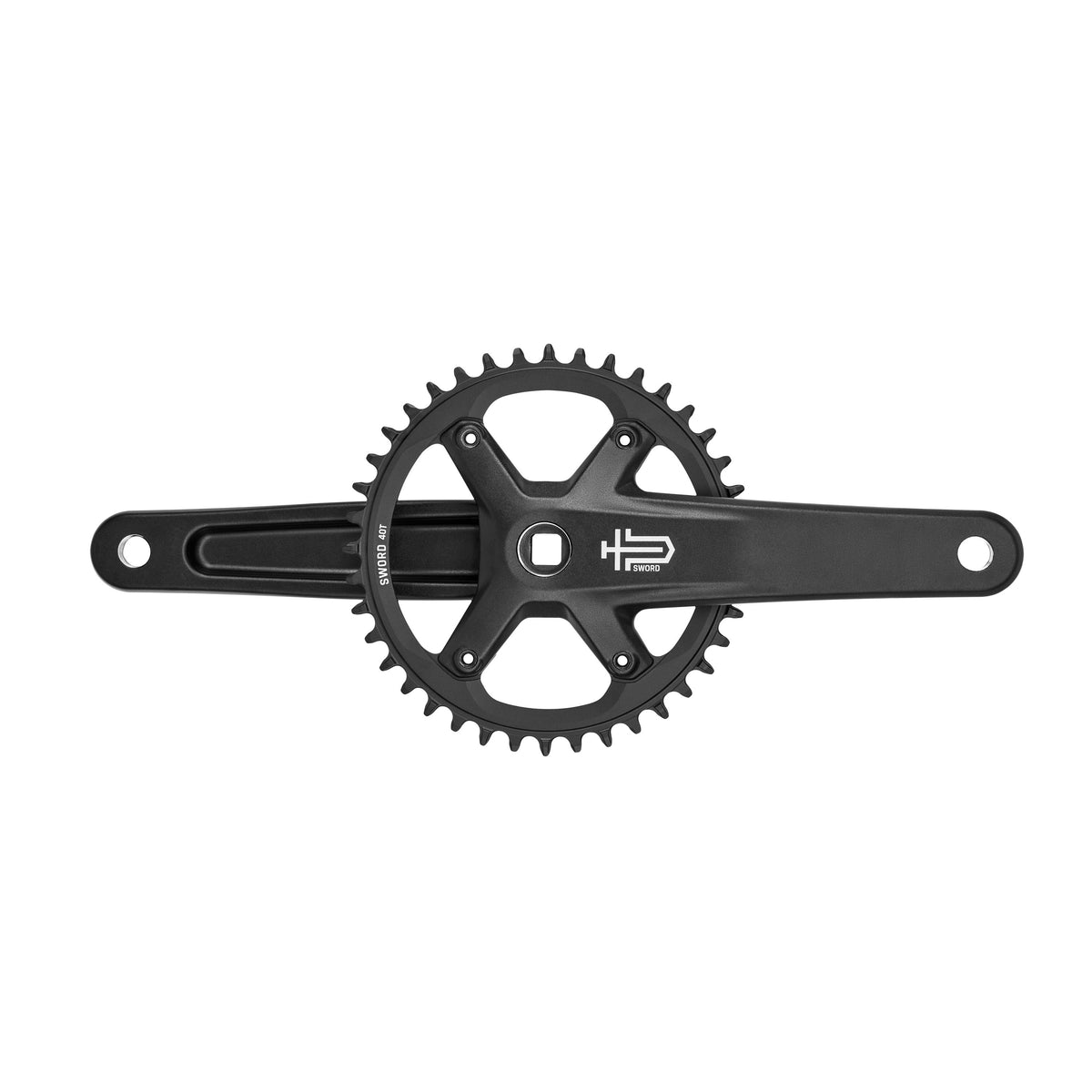 Pédalier MICROSHIFT SWORD BLACK 1x 40 dents FC-G7900-40