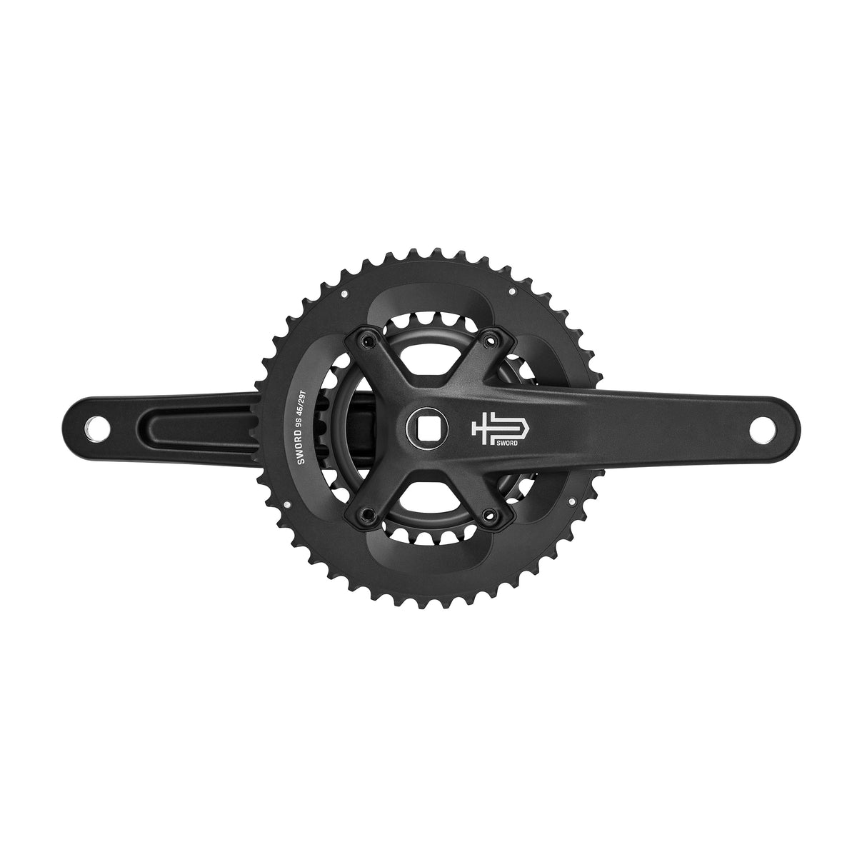 Pédalier MICROSHIFT SWORD BLACK 2x9V 46/29 FC-G7900-46