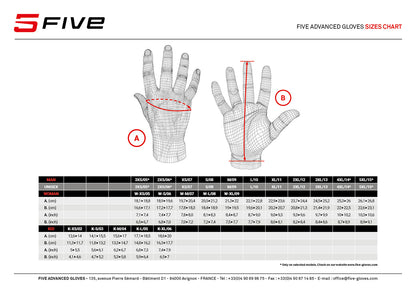 Gants FIVE BMX RACE Junior Rouge
